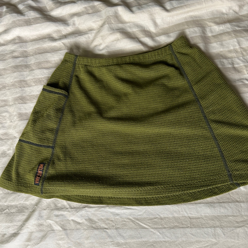 Olive Green Melanzana Skirt